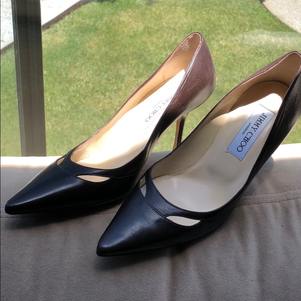 Jimmy Choo brown classic heels